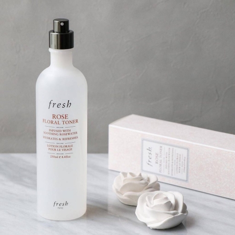 FRESH ROSE FLORAL TONER - Dưỡng ẩm và thu nhỏ lỗ chân lông