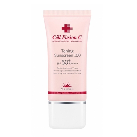 Kem chống nắng Cell Fusion c Toning sunscreen 100 spf 50+