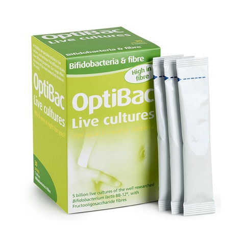 Men vi sinh trị táo bón cho bé từ 1 tuổi và mẹ bầu - Optibac xanh From UK