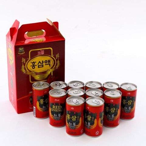 Nước uống Hồng Sâm Hàn Quốc (sâm lon) Cowel- Thùng 30 lon*175ml