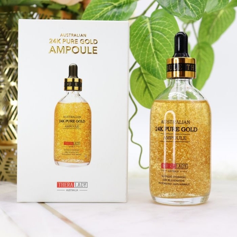 Tinh Chất Dưỡng Da Vàng 24K TheraLady Australian 24k Pure Gold Ampoule 100mL