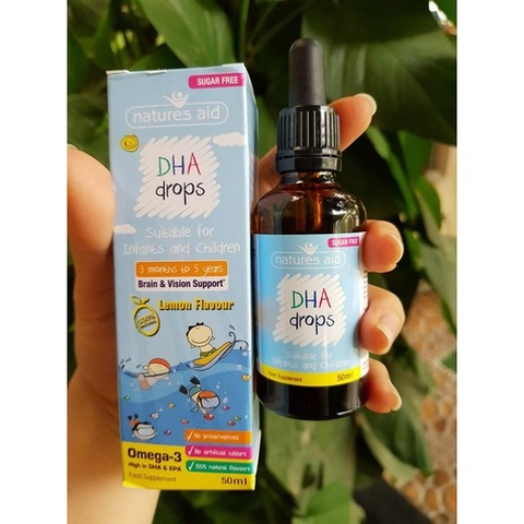 DHA Drops - DHA dạng giọt cho bé từ 3 tháng tới 5 tuổi