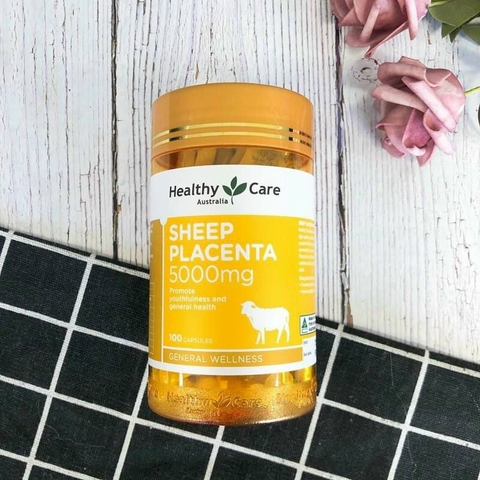 Viên uống nhau thai cừu Healthy Care sheep placenta 100 viên