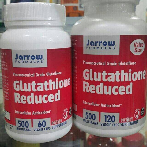 Viên uống trắng da Jarrow Glutathione reduced Mỹ