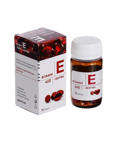 Vitamin E đỏ Zentiva 400mg của Nga Hộp 30 viên