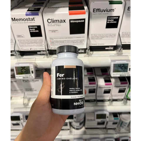 Viên Uống Bổ Sung Sắt Hữu Cơ Fer NHCO Pháp 84 Viên