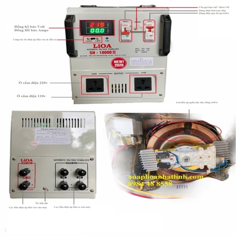 Ổn áp Lioa 10kva dùng được cho cả gia đình