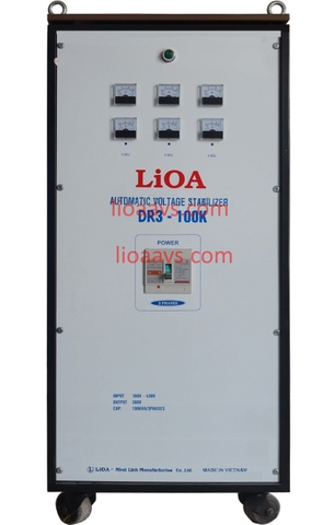 Ổn áp lioa DR3-100K - 3 pha