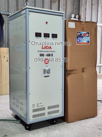 Ổn áp LiOA SH3-45K II ( Mới Nhất 2024 2025 ) ( Ổn áp LiOA 45KVA )