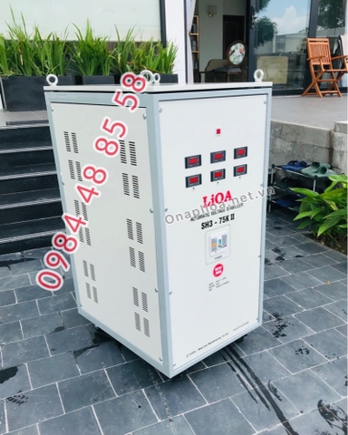 ỔN ÁP LIOA 75kVA 3 PHA , SH3-75K II