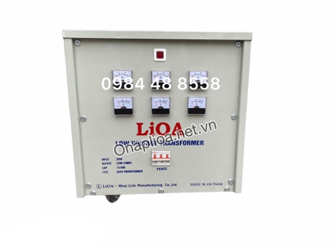 Biến áp Lioa 15kva tự ngẫu