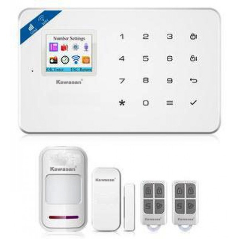 Báo Trộm Dùng Sim Báo Qua Điện Thoại KW-262T Wifi & Sim - 433Mhz