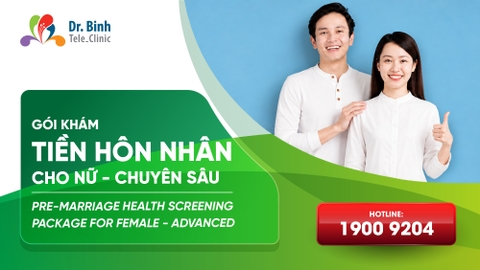 GÓI KHÁM TIỀN HÔN NHÂN <br> CHO NỮ - CHUYÊN SÂU