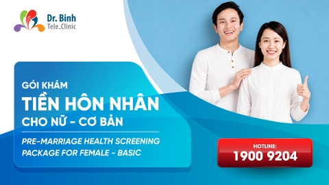 GÓI KHÁM TIỀN HÔN NHÂN <br> CHO NỮ - CƠ BẢN