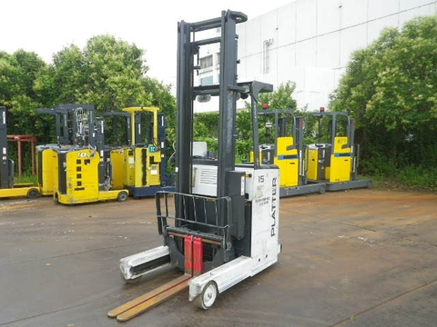 Xe nâng điện Nichiyu 1.5 tấn FBRM15-80B-450 (131E10105), sản xuất năm 2017