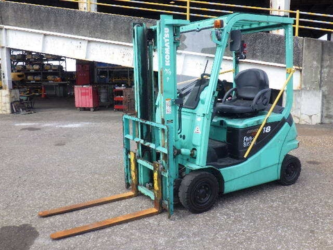 Xe nâng điện Komatsu 1.8 tấn, FB18-12 Seri 835752, năm sx 2008