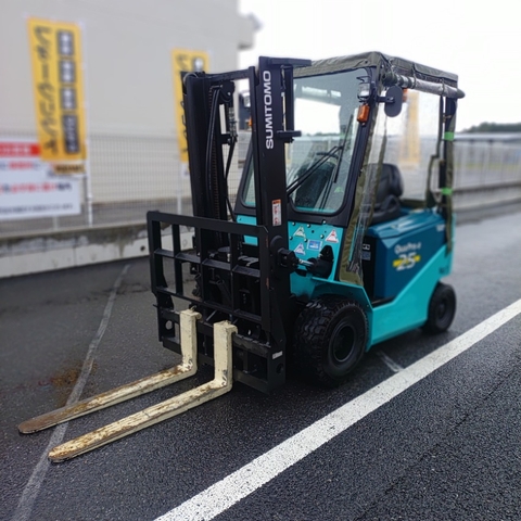 Xe nâng điện Sumitomo 2.5 tấn 51FB25PXII Seri B2K-00153, sản xuất năm 2013