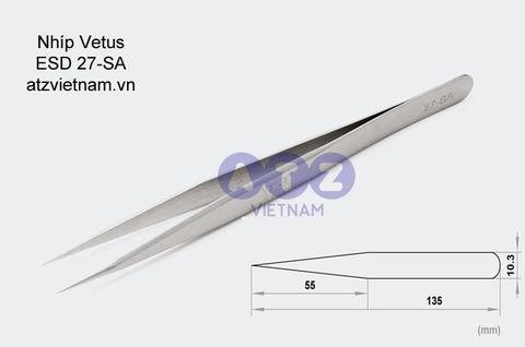 Nhíp chống tĩnh điện Vetus 27-SA