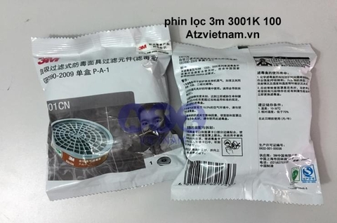 Phin lọc hơi hữu cơ 3M 3001K - 100