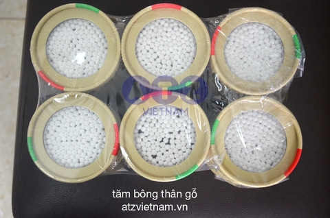 Tăm bông thân gỗ đóng hộp