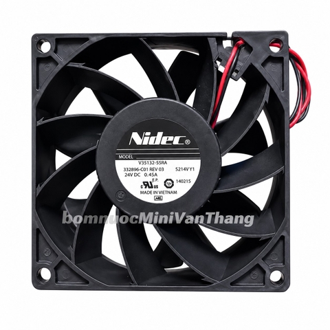 Quạt Nidec 92x92x38mm 24V | Fan 9238 24V | Quạt 9238 24V