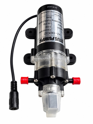 Bơm Thực Phẩm W-8202 12V (1,5L/P) | Máy Bơm W8202 12V