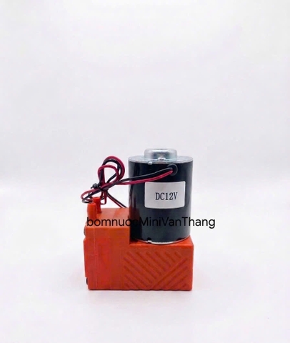 Máy Bơm Chân Không Đơn 12VDC 220VDC Màu Cam