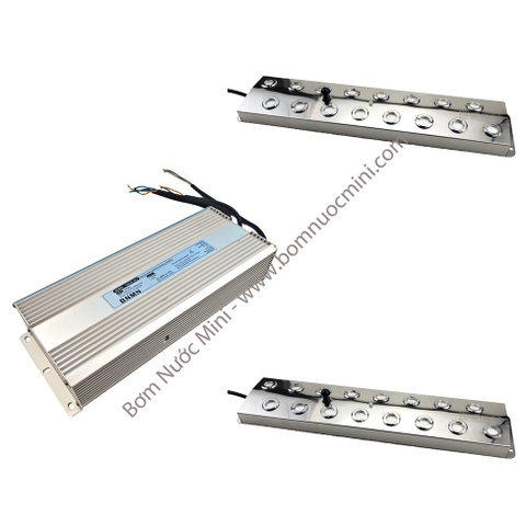 COMBO 2 Vỉ 16 Mắt + 1 Nguồn Chống Nước Sài 2 Vỉ 48V | 2 Vỉ Phun Sương 16 Mắt + Nguồn Chống Nước Sài 2 Vỉ 48V