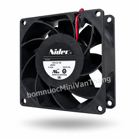 Quạt Nidec 80x80x38mm 24V | Fan 8038 24V | Quạt 8038 24V