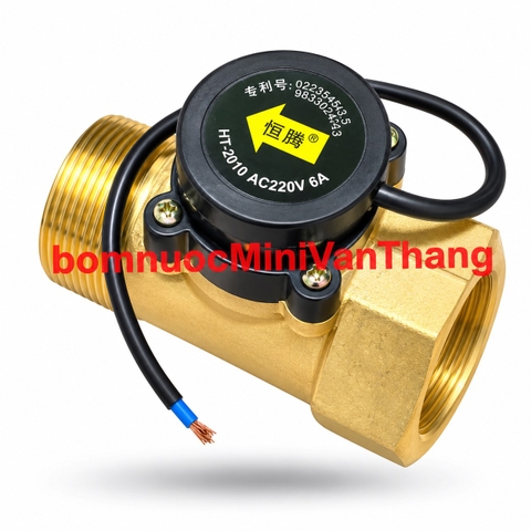Van Điện Cảm Biến Dòng Chảy Ren 60 HT-2010 | Van Dòng Chảy HT2010 220V