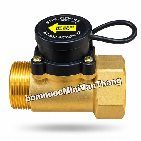 Van Điện Cảm Biến Dòng Chảy Ren 49 HT-802 | Van Dòng Chảy HT802 220V