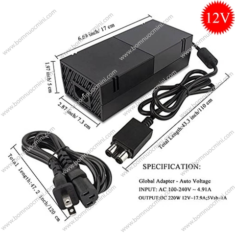 Adaptor Microsoft 12V 16,5A New 100% - Siêu Xịn