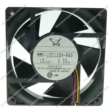 Quạt Tản Nhiệt 12V 0.55A DAICHI DENKO 120x120x38mm MMF-12C12DH-RA0 | Fan 12038 12V | Quạt 12038 12V