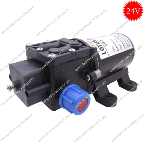 Bơm áp lực mini 24v đầu hồi nước