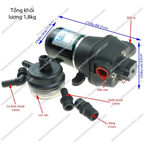 Bơm Áp Lực FL-34 24V 12,5L/P