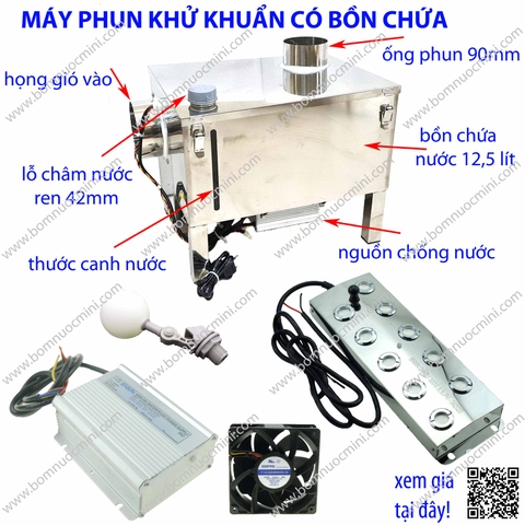 Máy Phun Khử Khuẩn Có Bồn Chứa