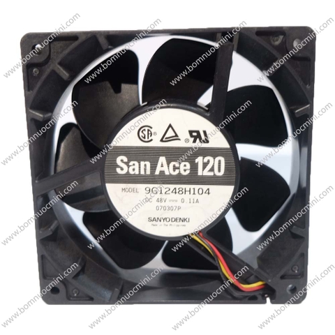 Quạt Tản Nhiệt Sanace 48V 0.11A 9G1248H104 120x120x38 | Fan 12038 48V | Quạt 12038 48V