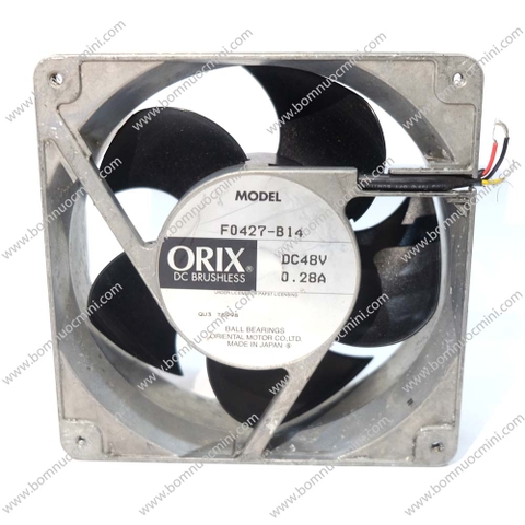 Quạt Tản Nhiệt ORIX 48V 0.28A F0427-B14 140x140x50 | Quạt 12038 48V | Fan 12038 48V