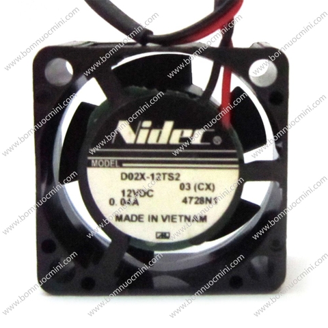 Quạt Nidec 25x25x10mm 12V | Fan 2510 12V | Quạt 2510 12V