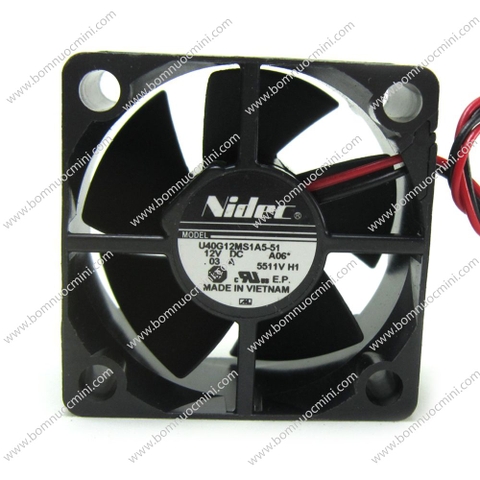 Quạt Nidec 40x40x20mm 12V | Fan 4020 12V | Quạt 4020 12V