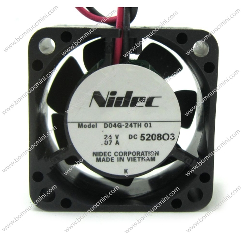 Quạt Nidec 40x40x20mm 24V | Fan 4020 24V | Quạt 4020 24V