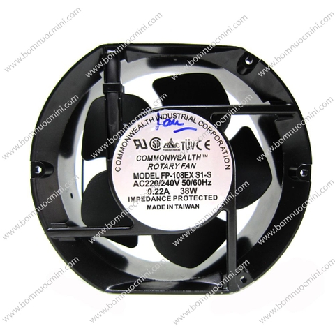 Quạt Tản Nhiệt 220V 0.22A COMMONWEALTH 172x150x50mm | Fan 17215050 220V | Quạt 17215050 220V | Quạt FP-108EX-S1-S