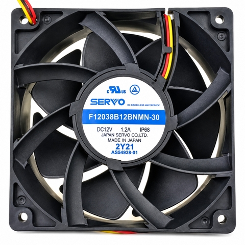 Quạt Chống Nước 12V 1.2A 120x120x38 | Quạt Chống Ẩm 12V | Quạt Hơi Nước 12V | Quạt Phun Sương 12V | Quạt Tản Nhiệt 12V | 12038