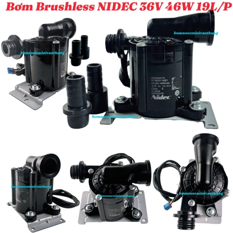 Bơm Brushless NIDEC  36V 46W 19L/P