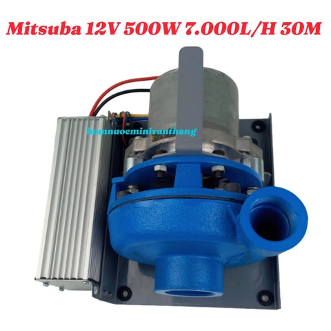 Máy bơm nước MITSUBA Nhật 12V 500W 7.000L/H 30M
