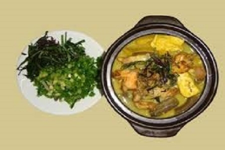 Cá Trình om chuối đậu /kg