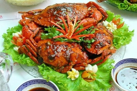 Cua gạch sốt me/ hấp/sốt trứng muối/om rau muống    /kg