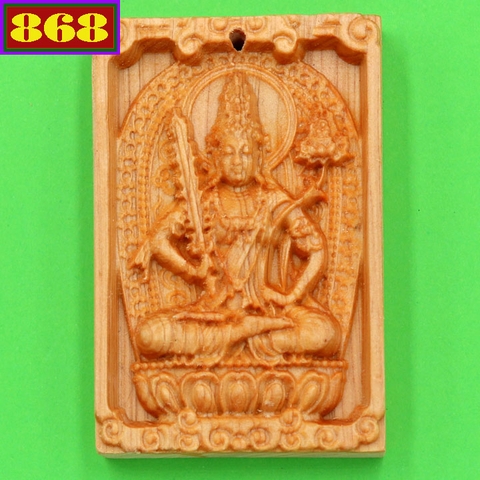 Mặt gỗ hoàng đàn Hư Không Tạng Bồ Tát MGPBM6