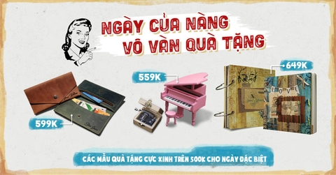 Các mẫu quà tặng trên 500k tặng bạn gái ngày 20/10, 8,3 sinh nhật cực đáng yêu