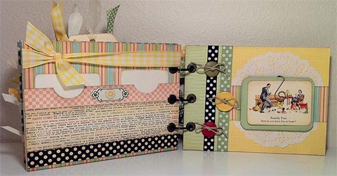 Scrapbook vintage - Nghệ thuật handmade đầy tinh tế